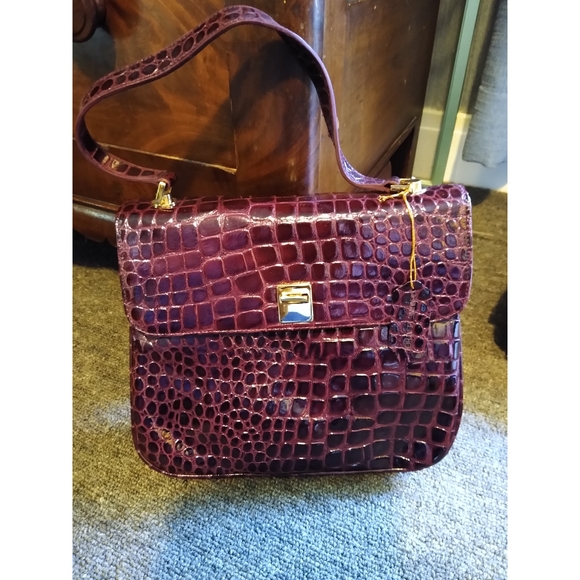 Lord & Taylor Handbags - Lord & Taylor Handbag Shoulder Bag Burgandy